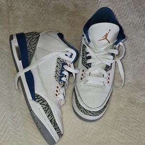 Jordan Kids Sneakers White and Blue